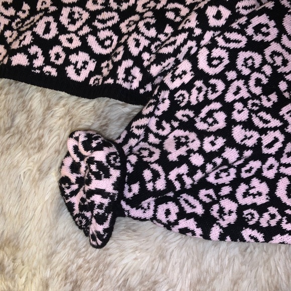 Leopard print crop sweater - Picture 4 of 5